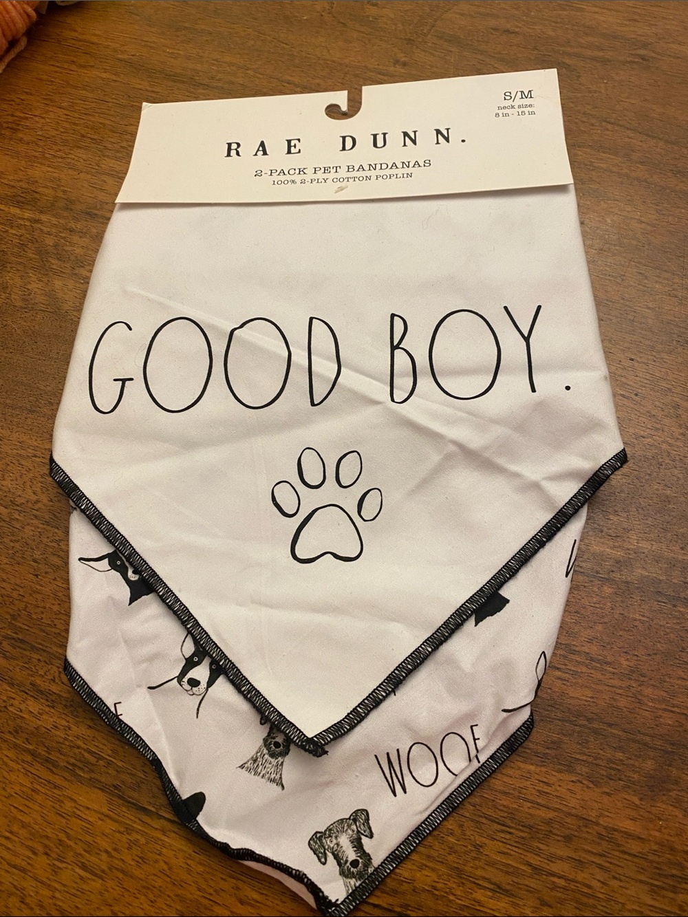 FREE RAE DUNN Dog Bandanas NWT